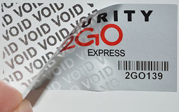 双层塑膜防伪标签 双层塑膜防伪标签